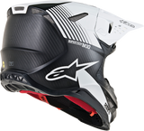 ALPINESTARS Supertech M10 Helmet - Dyno - MIPS - Black/White - Small 8301119-1301-SM