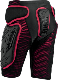 ALPINESTARS Bionic Freeride Shorts - Black/Red - Medium 650707-13-M
