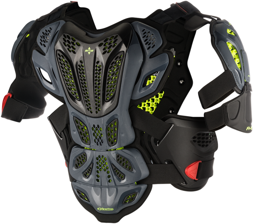 ALPINESTARS A-10 Full Chest Protector - Black/Red - XS/S 6700517-1431-XS