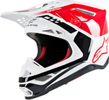 ALPINESTARS Supertech M8 Helmet - Triple - MIPS - Red/White Glossy - Small 8301319-3182-SM
