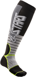 ALPINESTARS MX Pro Socks - Gray/Yellow - Large 4701520-905-L2X