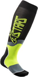 ALPINESTARS MX Plus 2 Socks - Black/Yellow - Small/Medium 4701920-155-SM