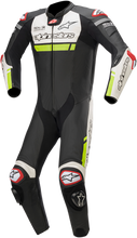 Cargar imagen en el visor de la galería, ALPINESTARS Missile Ignition 1-Piece Leather Suit - Black/White/Yellow - US 48 / EU 58 3150120-125-58