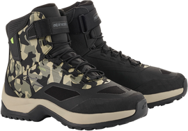 ALPINESTARS CR-6 Drystar? Shoes - Black/Brown/Green - US 10 2611020160910
