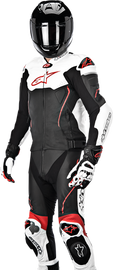 ALPINESTARS Atem v3 2-Piece Leather Suit - Black/White/Red - US 38 / EU 48 3166515-123-48