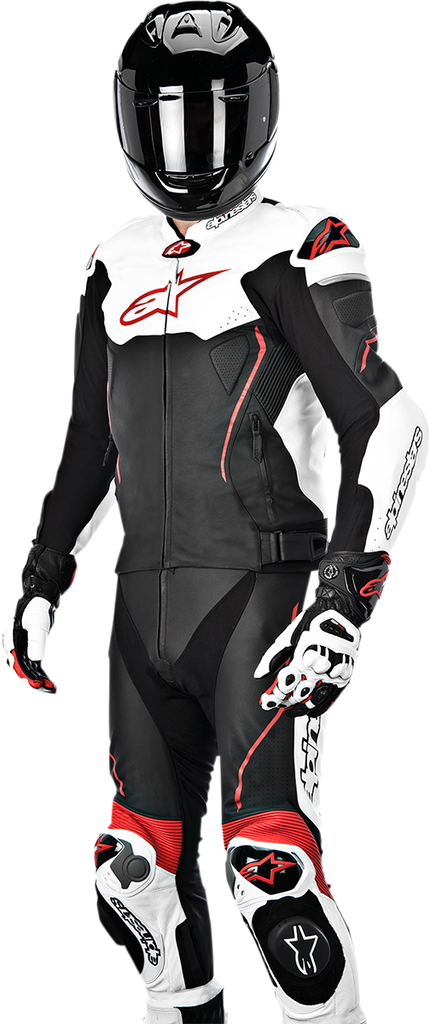 ALPINESTARS Atem v3 2-Piece Leather Suit - Black/White/Red - US 40 / EU 50 3166515-123-50