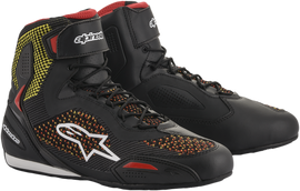 ALPINESTARS Faster-3 Rideknit Shoes - Black/Red/Yellow - US 10 2510319153010
