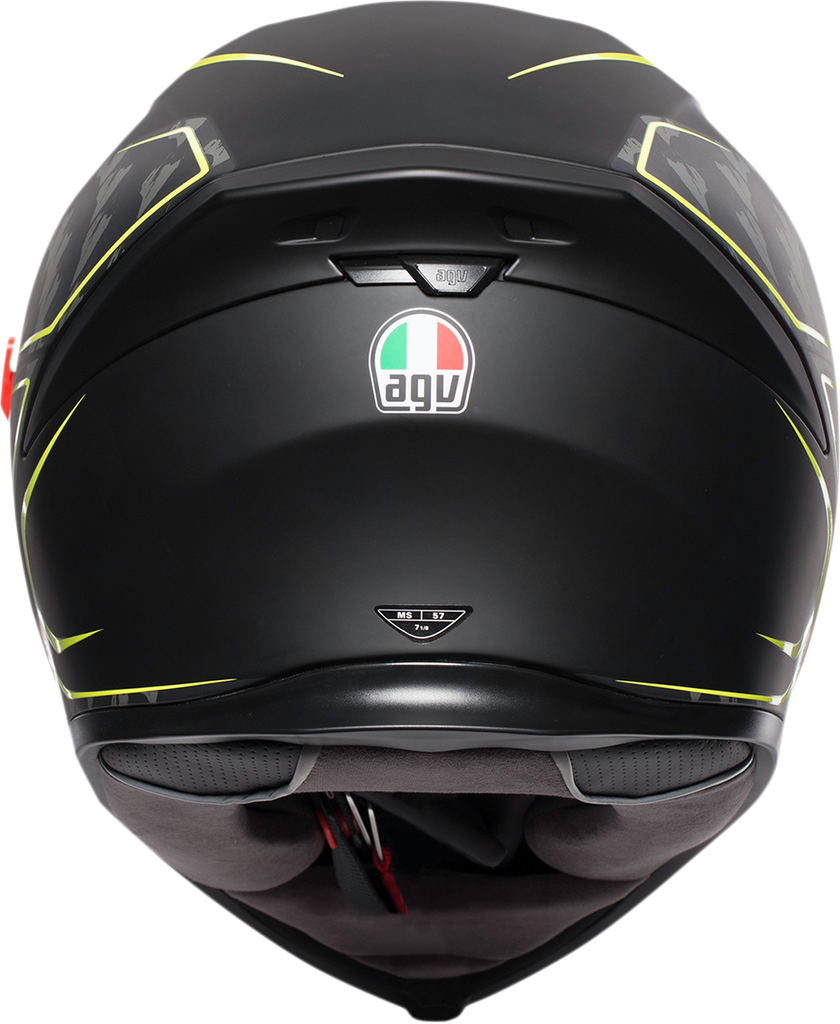 AGV K5 S Helmet - Tornado - Black/Yellow Fluo - Small 210041O2MY00405