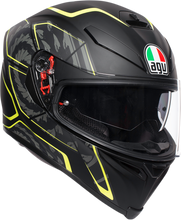 Cargar imagen en el visor de la galería, AGV K5 S Helmet - Tornado - Black/Yellow Fluo - Small 210041O2MY00405