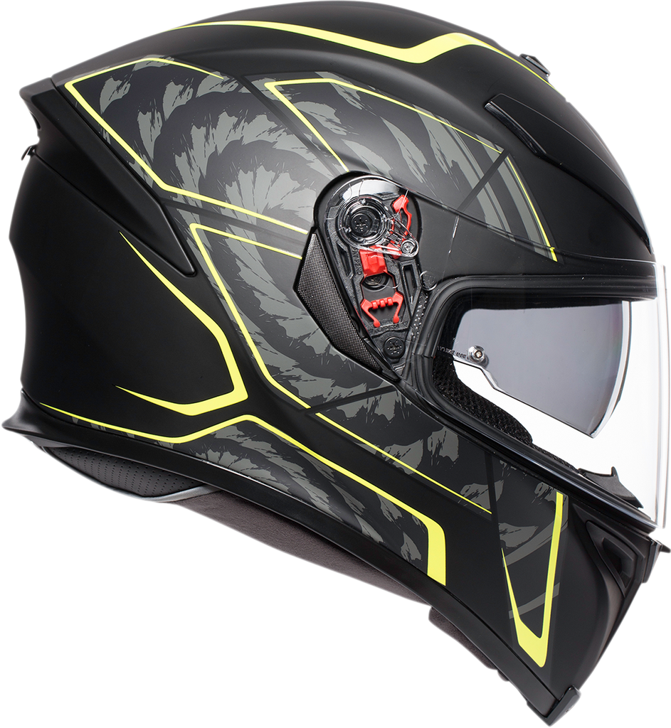 AGV K5 S Helmet - Tornado - Black/Yellow Fluo - Small 210041O2MY00405