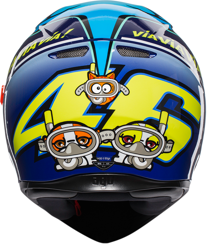 AGV K3 SV Helmet - Rossi Misano 2015 - ML 210301O0MY00408