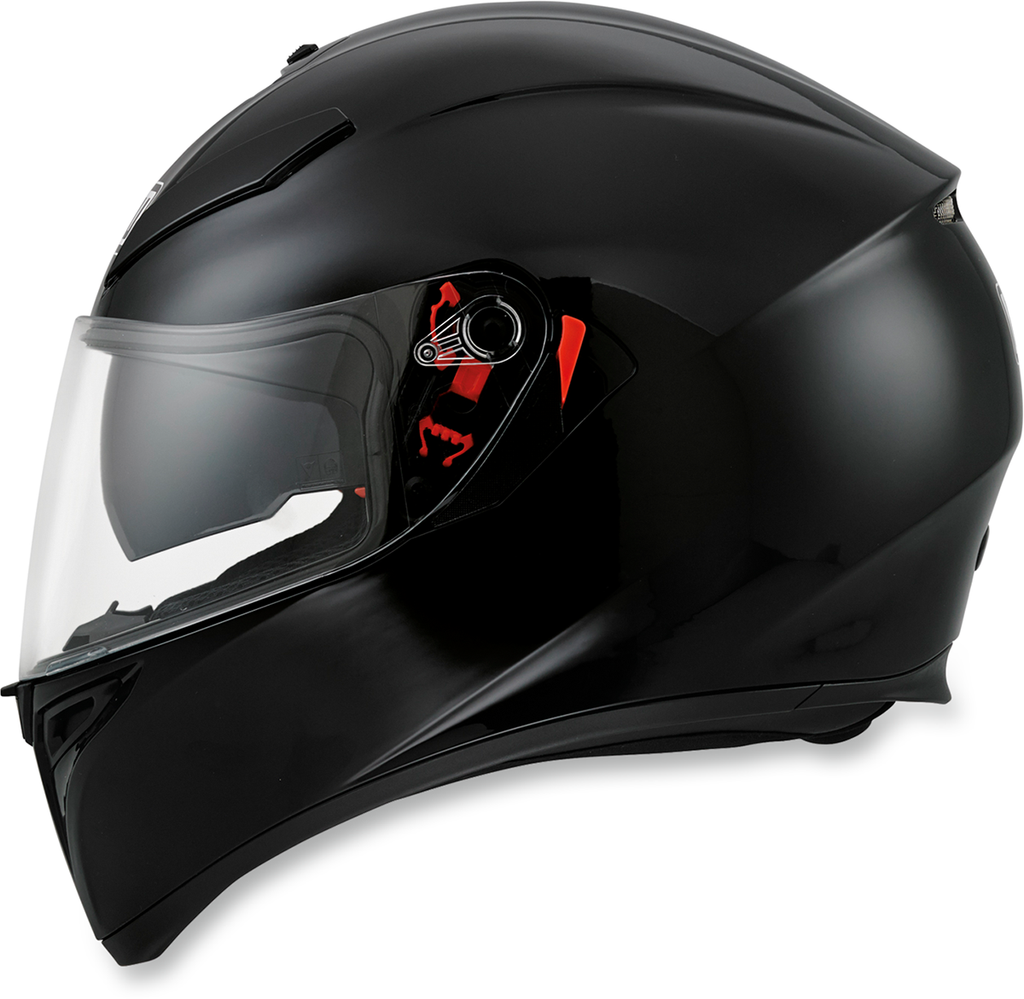 agv k3 helmet black Full Face Motorcycle (Competizione Red, Small) : Automotive scratch and Pinlock ready visor is designed for maximum vertical and lateral visibility AGV K3 SV Helmet