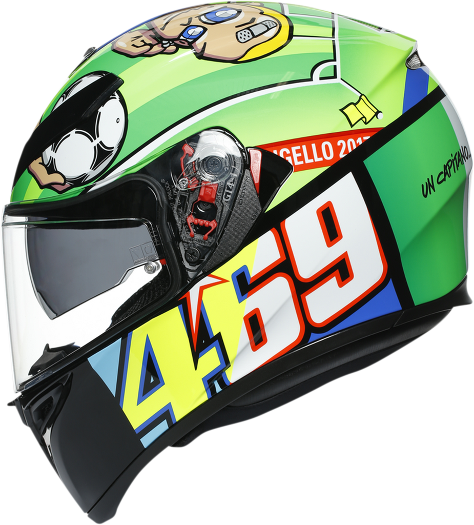 AGV K3 SV Helmet - Rossi Mugello 2017 - ML 210301O0MY00908