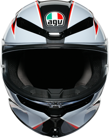 AGV K6 Helmet - Flash - Black/Gray/Red - Small 216301O2MY01005