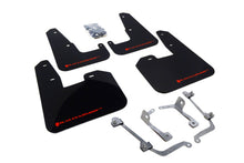 Load image into Gallery viewer, Rally Armor V2 08-11 STI (hatch only) / 11 WRX (hatch only) UR Black Mud Flap w/ Red Logo