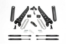 Fabtech 2018 Ford F450/F550 4WD Diesel 6in Radius Arm System w/Stealth Shocks