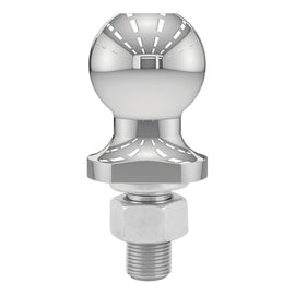 Curt 1-7/8in ATV/Lawn Tractor Hitch & Tow Ball (2000lbs Chrome Packaged)