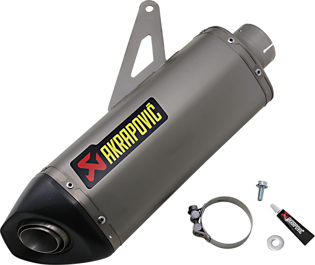 AKRAPOVIC Slip-On Line Muffler - Titanium S-D12SO3-HRT