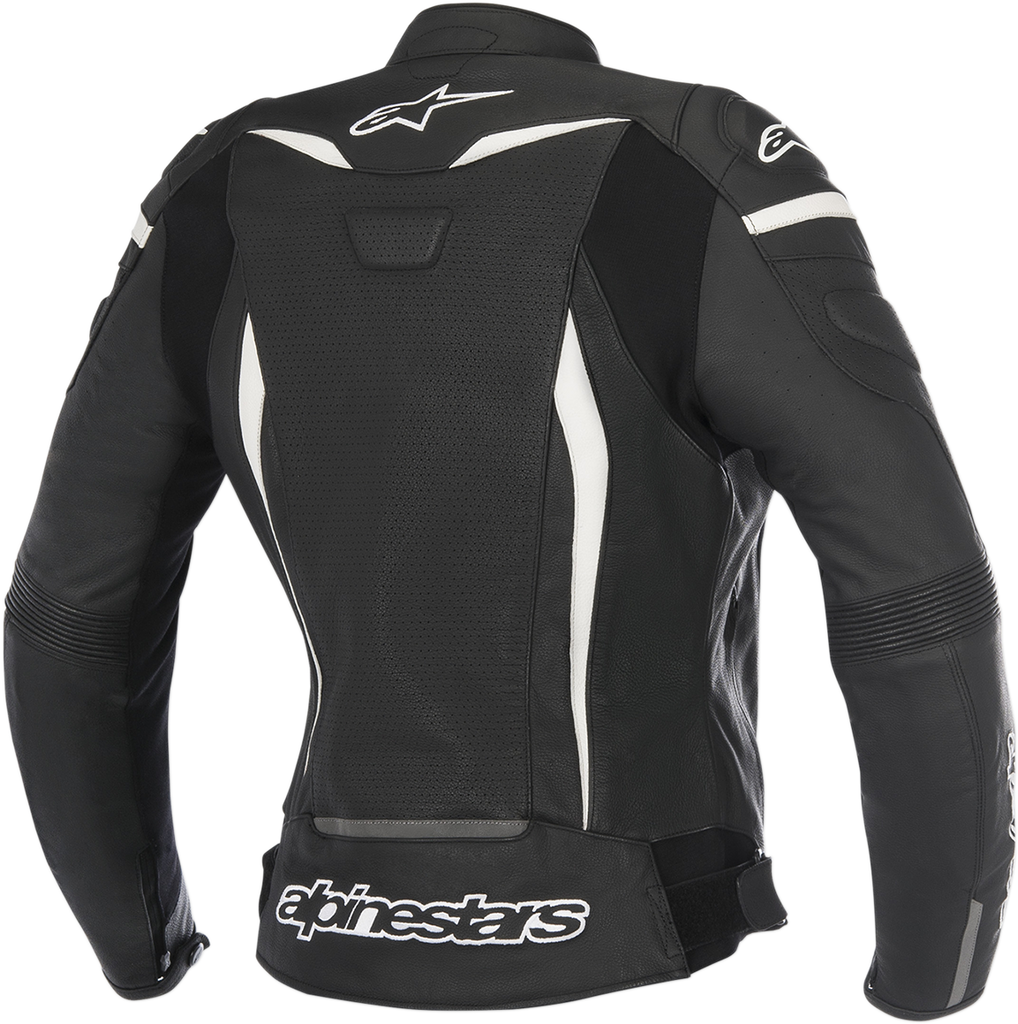 ALPINESTARS Stella GP Plus v2 Airflow Leather Jacket - Black/White - US 14 / EU 50 3110617-12-50