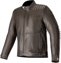 Cargar imagen en el visor de la galería, ALPINESTARS Crazy Eight Leather Jacket - Brown - 2XL 3107819-810-XXL