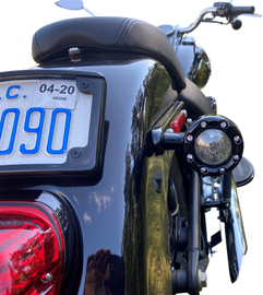 CUSTOM DYNAMICS Bullet Turn Signal 1156 - Black - Smoke Lens PB-BR-RR 56-BS