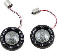 Carica l&#39;immagine nel visualizzatore di Gallery, CUSTOM DYNAMICS Bullet Turn Signal 1156 - Black - Smoke Lens PB-BR-RR 56-BS