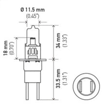 Laden Sie das Bild in den Galerie-Viewer, Hella Bulb H3C 12V 55W Xen Wht Xb (2)