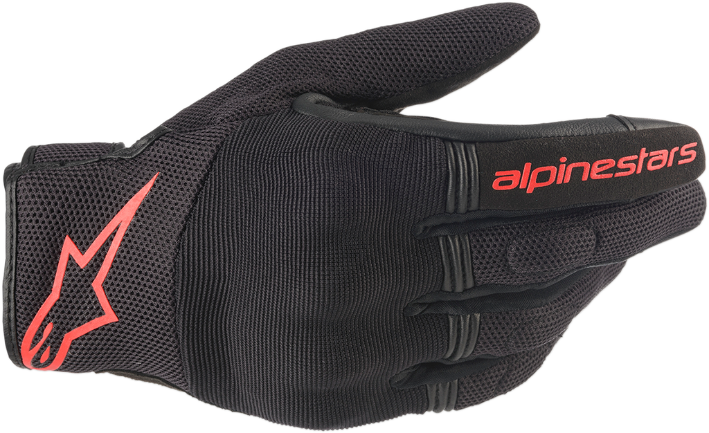 ALPINESTARS Copper Gloves - Black/Red - Medium 3568420-1030-M