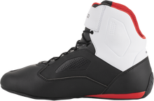 Cargar imagen en el visor de la galería, ALPINESTARS Faster-3 Rideknit Shoes - Black/White/Red - US 14 2510319123-14