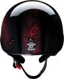Z1R Vagrant Helmet - Red Catrina - Black/Red - Large 0103-1316