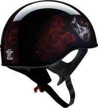 गैलरी व्यूवर में इमेज लोड करें, Z1R Vagrant Helmet - Red Catrina - Black/Red - Large 0103-1316