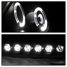 Carica l&#39;immagine nel visualizzatore di Gallery, Spyder Ford F150 97-03 Projector - LED Halo Amber Reflctr LED Blk Smke PRO-YD-FF15097-1P-AM-BSM