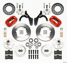 गैलरी व्यूवर में इमेज लोड करें, Wilwood Forged Dynalite Front Kit 11.00in Red 59-64 Chevy Impala / 63-64 Corvette