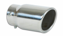 गैलरी व्यूवर में इमेज लोड करें, Vibrant 3in Round SS Bolt-On Exhaust Tip (Single Wall Angle Cut Rolled Edge)