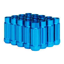 Load image into Gallery viewer, BLOX Racing Tuner 12P17 Steel Lug Nuts - Blue 12x1.5 Set of 20 12-Sided 17mm