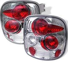 Charger l&#39;image dans la galerie, Spyder Chevy Silverado Stepside 99-04 Euro Style Tail Lights Chrome ALT-YD-CS99STS-C