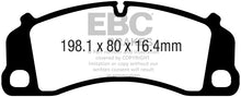 Carica l&#39;immagine nel visualizzatore di Gallery, EBC 2016+ Porsche 911 (991/992) Carrera S 3.0TT (Cast Iron Rotor Only) Redstuff Front Brake Pads
