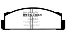 Carica l&#39;immagine nel visualizzatore di Gallery, EBC 68-83 Fiat 124 1.6 Greenstuff Rear Brake Pads