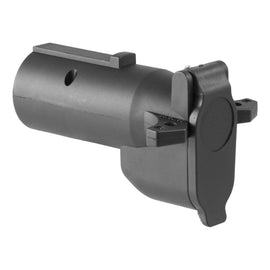 Curt Adapter w/Alarm (7-Way RV Blade to 6-Way Round Trailer Center Pin Auxiliary) - 2to4wheels