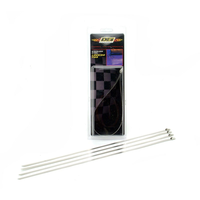 DEI Stainless Steel Locking Tie 14in - 4 per pack