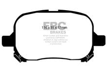 Carica l&#39;immagine nel visualizzatore di Gallery, EBC 97-99 Lexus ES300 3.0 Ultimax2 Front Brake Pads
