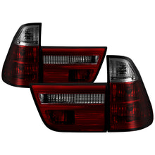 Laden Sie das Bild in den Galerie-Viewer, Spyder BMW E53 X5 00-06 4PCS Euro Style Tail Lights- Red Smoke ALT-YD-BE5300-RS