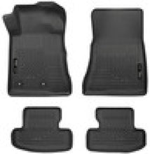 गैलरी व्यूवर में इमेज लोड करें, Husky Liners 2015 Ford Mustang WeatherBeater Black Front &amp; Second Seat Floor Liner