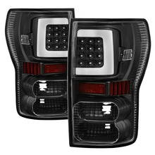 Carica l&#39;immagine nel visualizzatore di Gallery, xTune 07-13 Toyota Tundra Light Bar LED Tail lights - Black (ALT-ON-TTU07V2-LBLED-BK)