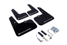 Carica l'immagine nel visualizzatore di Gallery, Rally Armor 12-13 Hyundai Veloster UR Black Mud Flap w/ White Logo
