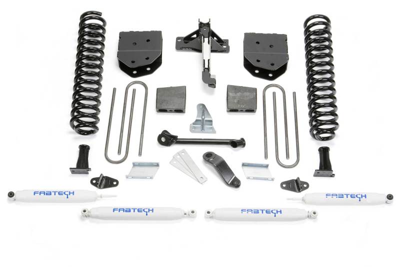 Fabtech 08-16 Ford F350/450 4WD 8 Lug 6in Basic System w/Perf. Shocks
