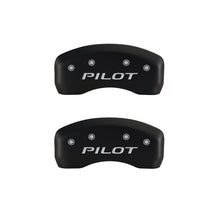 Cargar imagen en el visor de la galería, MGP 4 Caliper Covers Engraved Front Honda Engraved Rear Pilot/2016 Red finish silver ch