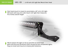 Load image into Gallery viewer, DV8 Offroad 2018+ Jeep Wrangler JL 30in Led Light Bar Over Hood Mount