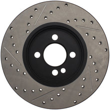 Laden Sie das Bild in den Galerie-Viewer, StopTech Slotted &amp; Drilled Sport Brake Rotor 07-13 Mini Cooper