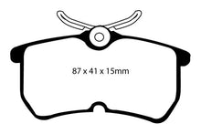 गैलरी व्यूवर में इमेज लोड करें, EBC 13+ Ford Fiesta 1.6 Turbo ST Redstuff Rear Brake Pads